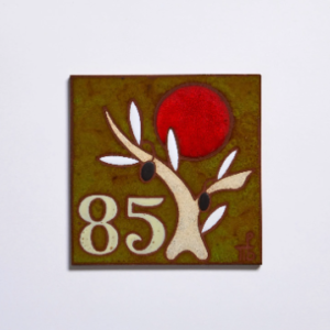 Olive Tree House Number